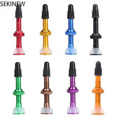 Kalnu velosipēda Valvula bezcauruļu kāta Presta vārsts ceļa MTB velosipēdu alumīnija sakausējuma remonta elementiem