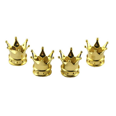 2Pcs krunski oblik ventila za bicikle, otporan na zrak, otporan na prašinu, automobilske gume, kapice ventila, univerzalni ukrasni pribor za kamione, motocikle, bicikle