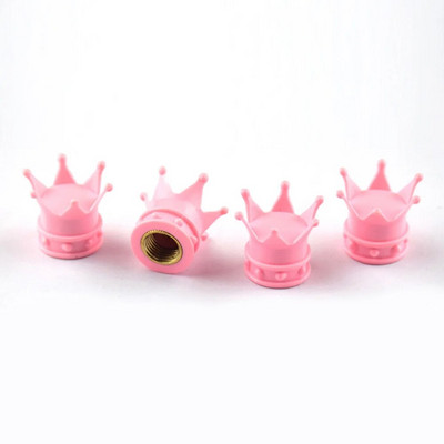 2Gb kroņa formas velosipēda vārsts, gaisa necaurlaidīgs, putekļu necaurlaidīgs automašīnu riepu vārsta kāta vāciņi, universālie kravas automašīnu motociklu velosipēdu aksesuāri