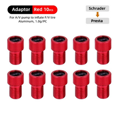 4/10 TK F/VD/V to A/V klapiadapter alumiiniumsulamist Presta otsiku muundur Jalgratta Schraderi peapumba tarvikud