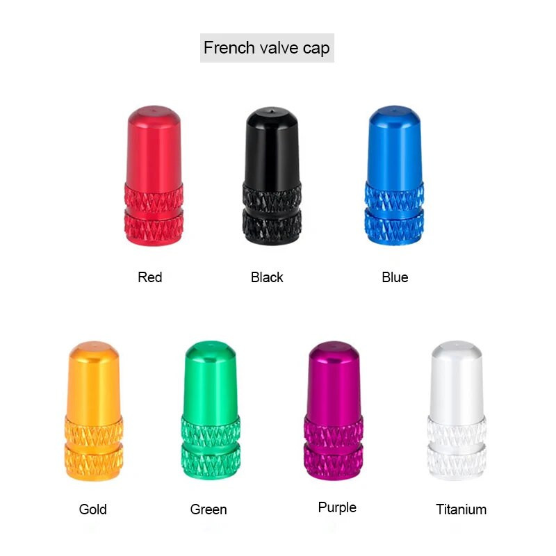 2 τμχ Καπάκι βαλβίδας ποδηλάτου κράμα αλουμινίου Presta/Schrader Road Mountain Bike Ελαστικό Καπάκι βαλβίδας προστασίας από σκόνη Αξεσουάρ ποδηλάτου