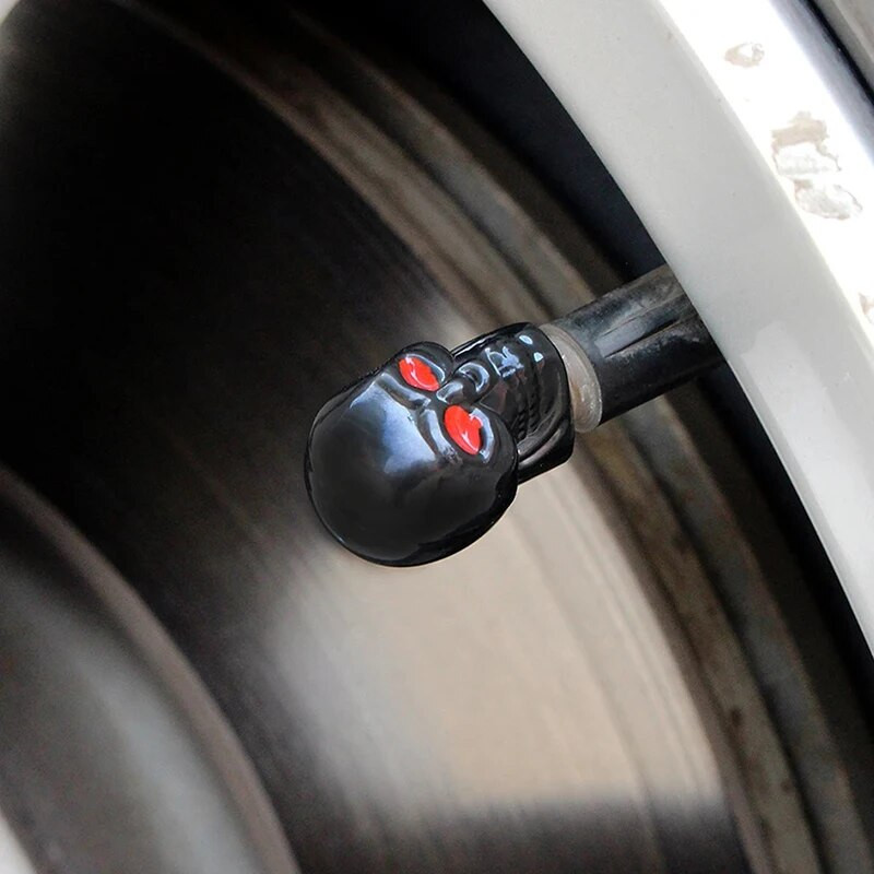 Kaukolės vožtuvų dangteliai ABS automobilių ratų kaiščiai, skirti lengvojo lydinio ratlankiams