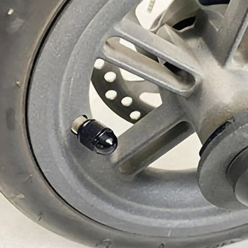 4бр. Капачки за велосипедни клапани Schrader Алуминиева сплав Портативни устойчиви на кражба въздушни капачки за американски автомобили за MTB велосипеди Аксесоари за скутери