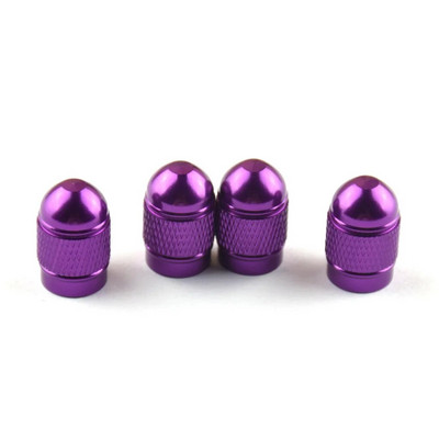 4gab velosipēdu vārstu vāciņi Schrader alumīnija sakausējuma portatīvie zādzību droši amerikāņu automašīnu gaisa vāciņi MTB velosipēdiem Motorollera piederumi