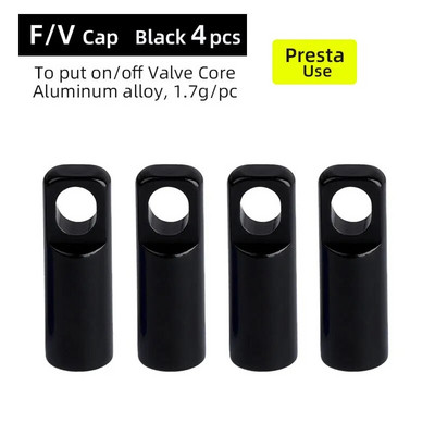 Deemount 10/4/2PCS vārstu vāciņi velosipēda Presta vāka F/V serdeņa kapitālais remonts uzstādīšanas rīka ar CNC apstrādāti anodēti sakausējuma riteņu nipeļu vāki