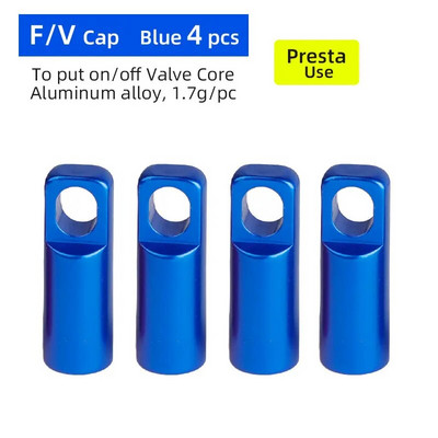 Deemount 10/4/2PCS vārstu vāciņi velosipēda Presta vāka F/V serdeņa kapitālais remonts uzstādīšanas rīka ar CNC apstrādāti anodēti sakausējuma riteņu nipeļu vāki