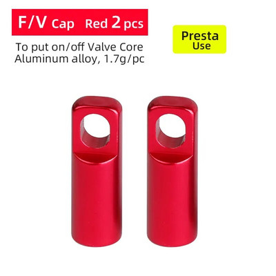 Deemount 10/4/2PCS vārstu vāciņi velosipēda Presta vāka F/V serdeņa kapitālais remonts uzstādīšanas rīka ar CNC apstrādāti anodēti sakausējuma riteņu nipeļu vāki