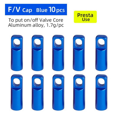 Deemount 10/4/2PCS vārstu vāciņi velosipēda Presta vāka F/V serdeņa kapitālais remonts uzstādīšanas rīka ar CNC apstrādāti anodēti sakausējuma riteņu nipeļu vāki