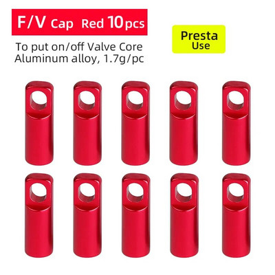 Deemount 10/4/2PCS vārstu vāciņi velosipēda Presta vāka F/V serdeņa kapitālais remonts uzstādīšanas rīka ar CNC apstrādāti anodēti sakausējuma riteņu nipeļu vāki