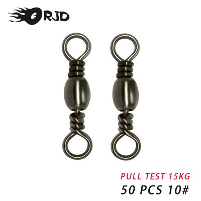 ORJD 20-50gab Mucas grozāmie makšķerēšanas piederumi, grozāmi, fiksējoši, cieti gredzeni, nerūsējošais āķis, mānekļu savienotājs makšķerēšanas piederumi