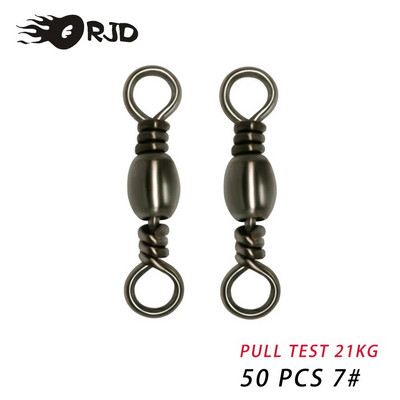 ORJD 20-50gab Mucas grozāmie makšķerēšanas piederumi, grozāmi, fiksējoši, cieti gredzeni, nerūsējošais āķis, mānekļu savienotājs makšķerēšanas piederumi