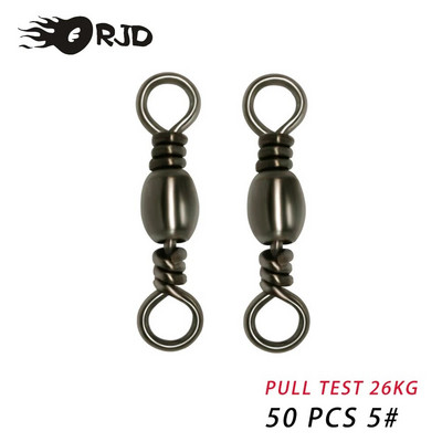 ORJD 20-50gab Mucas grozāmie makšķerēšanas piederumi, grozāmi, fiksējoši, cieti gredzeni, nerūsējošais āķis, mānekļu savienotājs makšķerēšanas piederumi