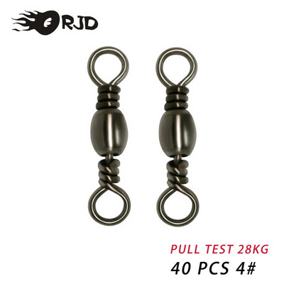 ORJD 20-50gab Mucas grozāmie makšķerēšanas piederumi, grozāmi, fiksējoši, cieti gredzeni, nerūsējošais āķis, mānekļu savienotājs makšķerēšanas piederumi