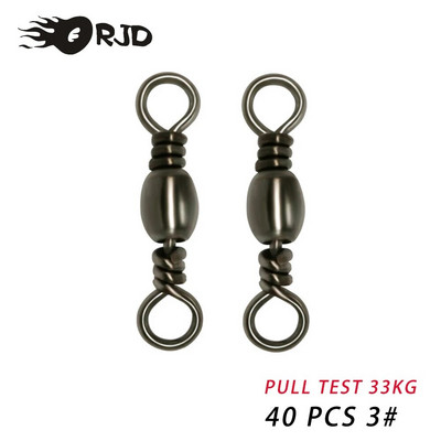 ORJD 20-50gab Mucas grozāmie makšķerēšanas piederumi, grozāmi, fiksējoši, cieti gredzeni, nerūsējošais āķis, mānekļu savienotājs makšķerēšanas piederumi