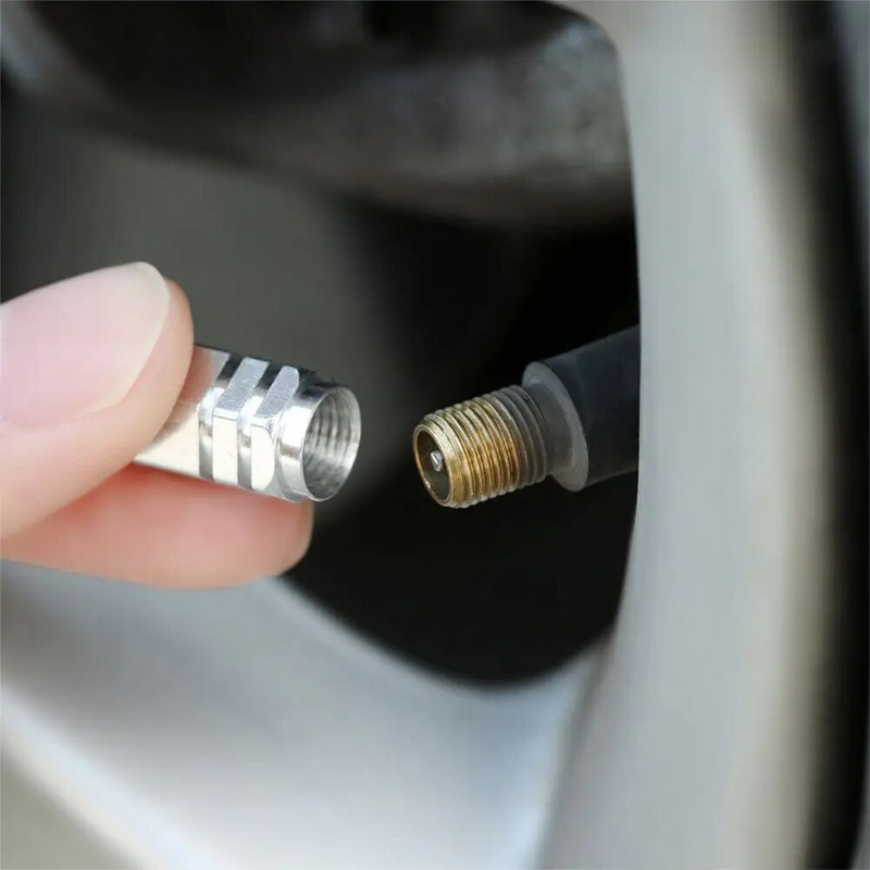 Padangų vožtuvų dangteliai Padangos dangtelio ratlankio koto dangteliai Automobilių ratų priedai Airdust aliuminio lydinio vandeniui atsparūs automobiliai Motociklai