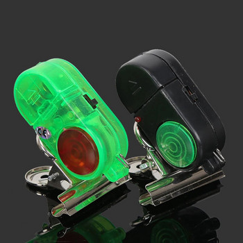 1PC аларма за ухапване на риба Високочувствителна аларма за риболов Звукова камбана LED светлинен индикатор Закопчаваща се въдица Зумер Аксесоари за риболов