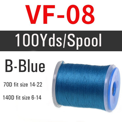 Vwtins1PCS 70D/140D Mušu siešanas vītne Standarta spole Makšķerēšanas Mušu Siešanas Materiāls