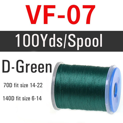 Vwtins1PCS 70D/140D Mušu siešanas vītne Standarta spole Makšķerēšanas Mušu Siešanas Materiāls