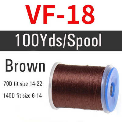 Vwtins1PCS 70D/140D Mušu siešanas vītne Standarta spole Makšķerēšanas Mušu Siešanas Materiāls