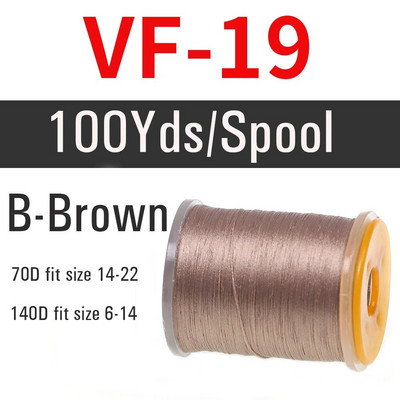 Vwtins1PCS 70D/140D Mušu siešanas vītne Standarta spole Makšķerēšanas Mušu Siešanas Materiāls