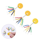 Guminis plūduras Daugiaspalvis erdvės pupelės ovalus kamštis Jungtis Linijos plūdurai Žvejyba Bobber plūdė, skirta žvejybos reikmenims