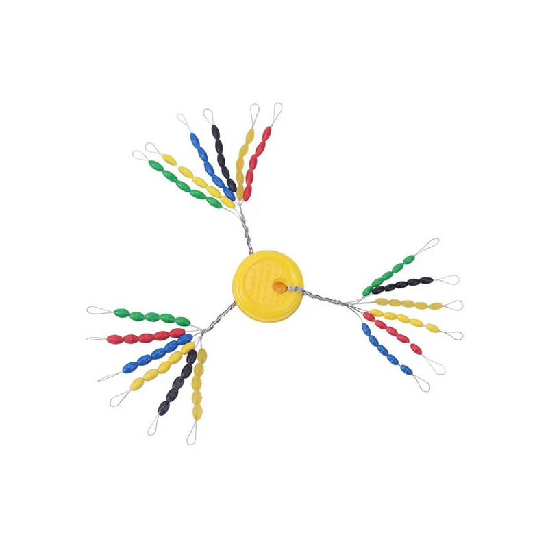 Guminis plūduras Daugiaspalvis erdvės pupelės ovalus kamštis Jungtis Linijos plūdurai Žvejyba Bobber plūdė, skirta žvejybos reikmenims