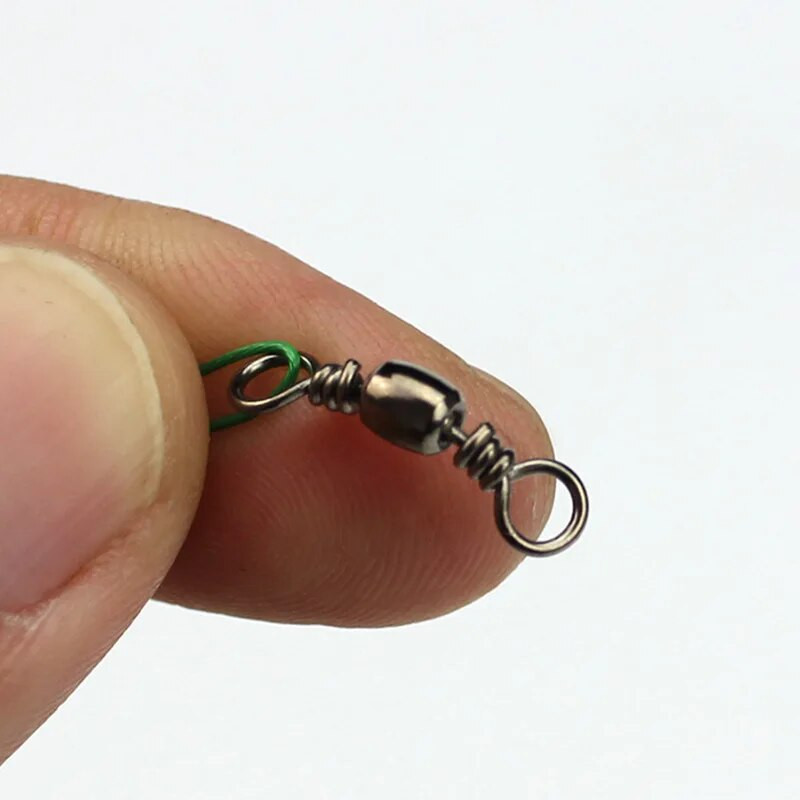 ORJD Anti Bite Steel πετονιά ψαρέματος 10/20/30pcs Steel Wire Titanium Leader Διπλή κλειδαριά περιστρεφόμενος πυρήνας λουρί 15-30cm Αξεσουάρ ψαρέματος