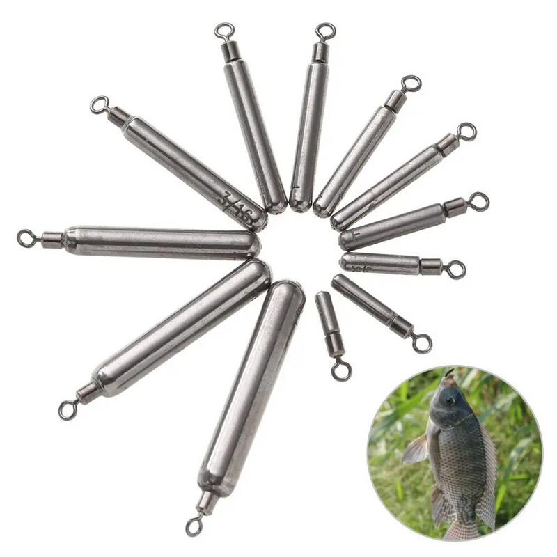 1 tk 0,45 g-14 g Volframnöörid Kalastusraskused Bassi jaoks kiirkinnitusega nöörid Kalastustarvikud