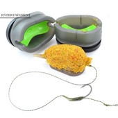 Inline Method Feeder Forma Bait Thrower Bait Plumb Set Karpu makšķerēšanas ēsmas turētājs Ātrās prototipēšanas Veidnes ēsmas rīks