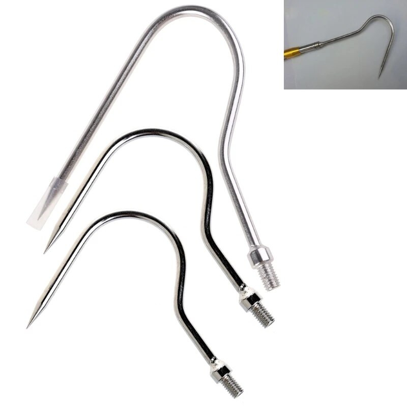 8mm/1tk välistingimustes kasutatavad tugevad terasest küünised koos peaga kalakonksu jaoks Uus