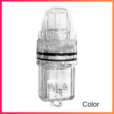 Nova vodootporna LED treptajuća mini podvodna svjetla za dubinsko dno Mamac za ribu s dubokim morskim dnom LED svjetiljka Svjetlo za ribe Svjetla za noćni ribolov