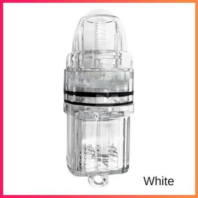 Nova vodootporna LED treptajuća mini podvodna svjetla za dubinsko dno Mamac za ribu s dubokim morskim dnom LED svjetiljka Svjetlo za ribe Svjetla za noćni ribolov