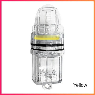 Nova vodootporna LED treptajuća mini podvodna svjetla za dubinsko dno Mamac za ribu s dubokim morskim dnom LED svjetiljka Svjetlo za ribe Svjetla za noćni ribolov