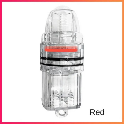 Nova vodootporna LED treptajuća mini podvodna svjetla za dubinsko dno Mamac za ribu s dubokim morskim dnom LED svjetiljka Svjetlo za ribe Svjetla za noćni ribolov