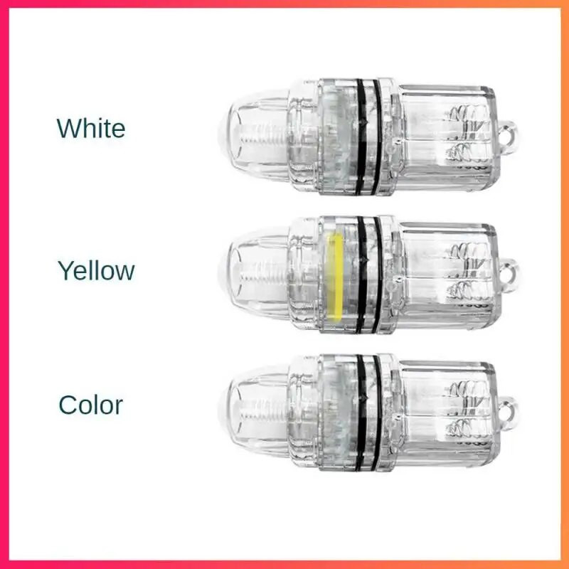 Nova vodootporna LED treptajuća mini podvodna svjetla za dubinsko dno Mamac za ribu s dubokim morskim dnom LED svjetiljka Svjetlo za ribe Svjetla za noćni ribolov