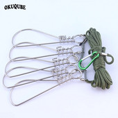 5 meetrit püügiköis kaelapael Kukan karpkalapüügi tarvikud roostevabast terasest jõekala luku pandla õues sportlikud kalastustarbed