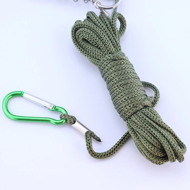 5 meetrit püügiköis kaelapael Kukan karpkalapüügi tarvikud roostevabast terasest jõekala luku pandla õues sportlikud kalastustarbed