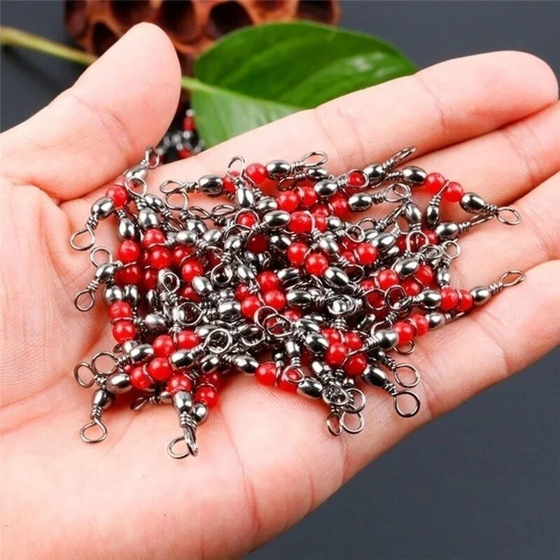 10/20 gab. Makšķerēšanas velmēšanas misiņa mucas Trīskārši grozāmie gultņa savienotājs Ciets gredzens makšķerēšanas savienotājs Makšķerēšanas piederumu piederums