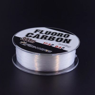 Linie de pescuit din nailon monofilament cu acoperire fluorocarbon de 300 m Rezistență bună și rezistență la uzură Linie de pescuit pe plajă de mare