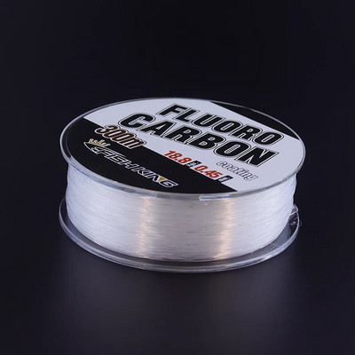 Linie de pescuit din nailon monofilament cu acoperire fluorocarbon de 300 m Rezistență bună și rezistență la uzură Linie de pescuit pe plajă de mare