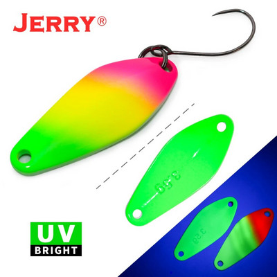 Džerijs Drako mikro karote foreļu mānekļi UL UV krāsas īpaši vieglas makšķerēšanas piederumi saldūdens mākslīgā ēsma