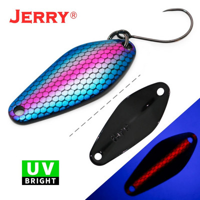 Džerijs Drako mikro karote foreļu mānekļi UL UV krāsas īpaši vieglas makšķerēšanas piederumi saldūdens mākslīgā ēsma