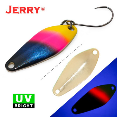 Džerijs Drako mikro karote foreļu mānekļi UL UV krāsas īpaši vieglas makšķerēšanas piederumi saldūdens mākslīgā ēsma