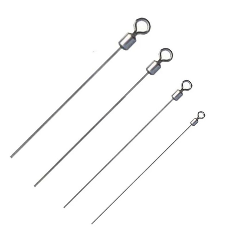 50 gab. Cieta tērauda stieple, gara staba makšķerēšanas šarnīrsavienojums, nerūsējošā tērauda mucas velmēšanas savienotājs, makšķerēšanas piederumi.