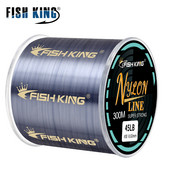 FISH KING žvejybos valas Nailoninis valas Super Strong 300m/500m 4,13-34,32LB Monofilament Line Japan Medžiaga Valas karpių žvejybai