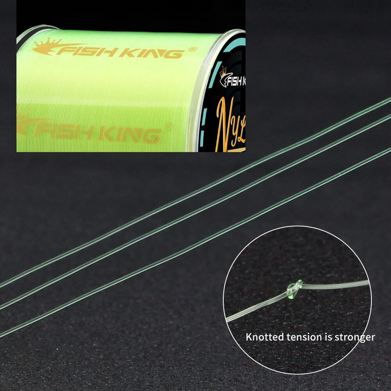 FISH KING žvejybos valas Nailoninis valas Super Strong 300m/500m 4,13-34,32LB Monofilament Line Japan Medžiaga Valas karpių žvejybai