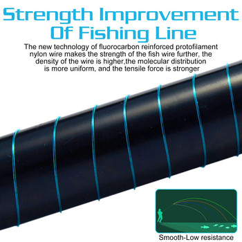 Sougayilang 500m Nylon Fishing Line Japanese Super Strong Monofilament Main Line Fishing Cord για ψάρεμα σε θαλασσινό νερό/γλυκό νερό