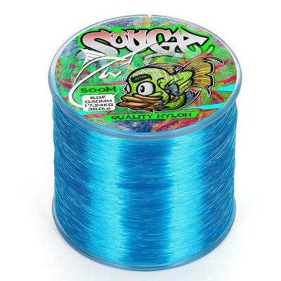 Sougayilang 500 m nailonist õngenöör Jaapani ülitugev monofilament põhiõngenöör mere-/mageveepüügiks