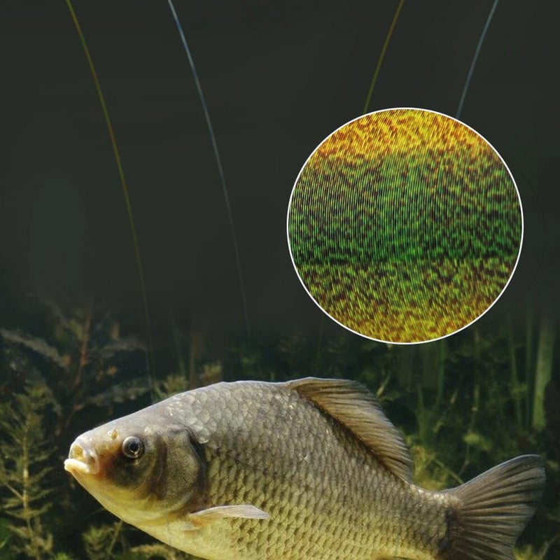 FTK 500M nematomas žūklės valas, nailoninės dangos lyderis, fluorokarboninis valas 0,14–0,5 mm 4,13–34,32 LB Japonijos žvejybos priedai