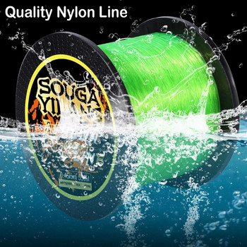 Sougayilang 550M 0,18-0,45mm 5-31LB Nylon Fishing Line Super Strong Durable Monofilament Fishing Line Thread Carp Fishing Tacking